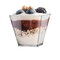 Clear Square Disposable Plastic Mini Cups with Lids - 3.5 oz. (288 Cups)